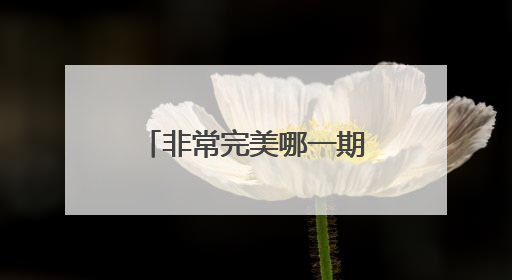 非常完美哪一期吴大伟告白失败说不做蛋糕了??