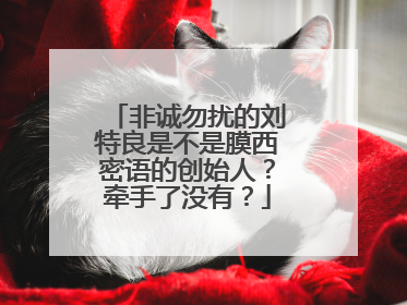 非诚勿扰的刘特良是不是膜西密语的创始人？牵手了没有？