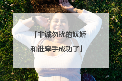 非诚勿扰的妩娇和谁牵手成功了
