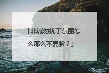 非诚勿扰丁东丽怎么那么不要脸?