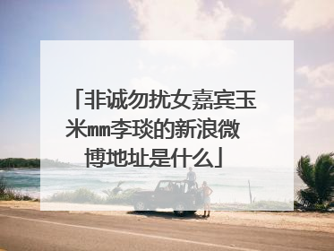 非诚勿扰女嘉宾玉米mm李琰的新浪微博地址是什么