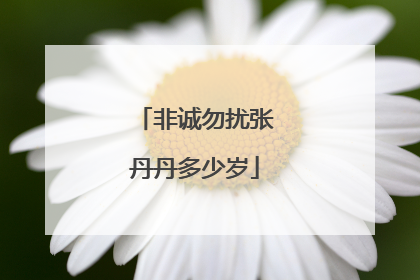 非诚勿扰张丹丹多少岁