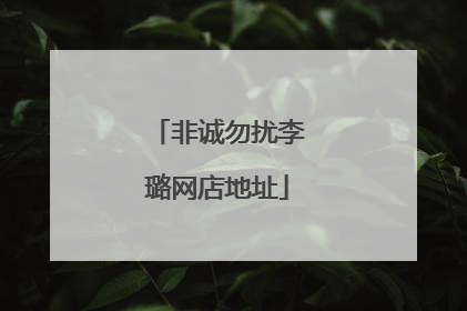 非诚勿扰李璐网店地址