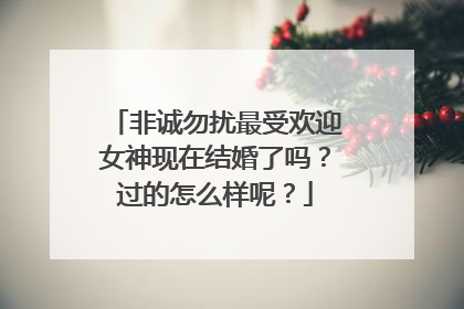 非诚勿扰最受欢迎女神现在结婚了吗？过的怎么样呢？