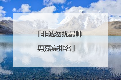 非诚勿扰最帅男嘉宾排名