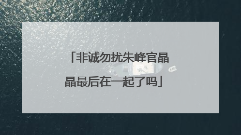 非诚勿扰朱峰官晶晶最后在一起了吗