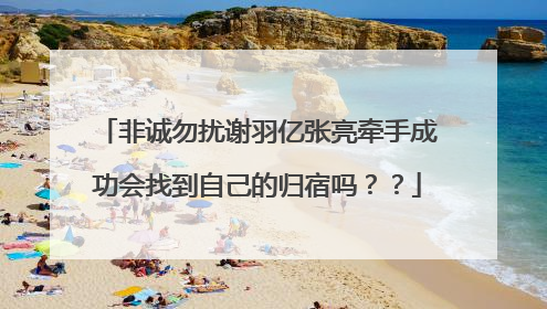 非诚勿扰谢羽亿张亮牵手成功会找到自己的归宿吗？？