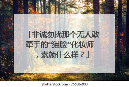 非诚勿扰那个无人敢牵手的“猫脸”化妆师,素颜什么样?