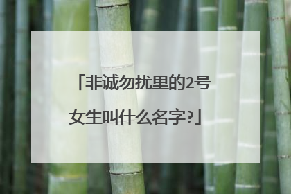 非诚勿扰里的2号女生叫什么名字?