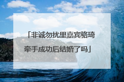 非诚勿扰里嘉宾骆琦牵手成功后结婚了吗