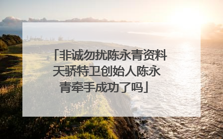 非诚勿扰陈永青资料 天骄特卫创始人陈永青牵手成功了吗