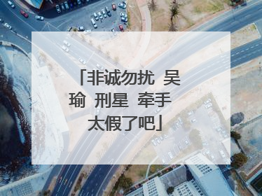 非诚勿扰 吴瑜 刑星 牵手 太假了吧