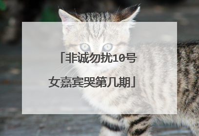 非诚勿扰10号女嘉宾哭第几期