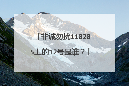 非诚勿扰110205上的12号是谁？