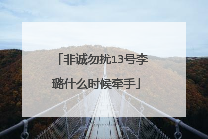 非诚勿扰13号李璐什么时候牵手