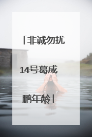 非诚勿扰14号葛成鹏年龄