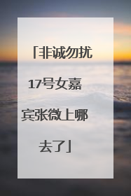 非诚勿扰17号女嘉宾张微上哪去了