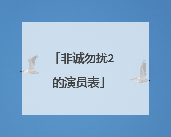 非诚勿扰2的演员表