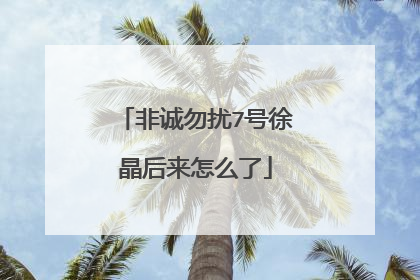 非诚勿扰7号徐晶后来怎么了