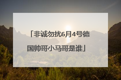 非诚勿扰6月4号德国帅哥小马哥是谁