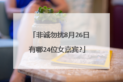 非诚勿扰8月26日有哪24位女嘉宾?