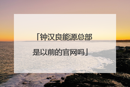 钟汉良能源总部是以前的官网吗