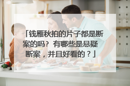 钱雁秋拍的片子都是断案的吗? 有哪些是悬疑断案，并且好看的？