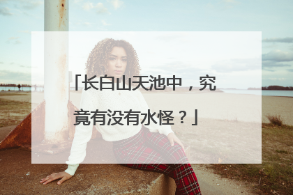 长白山天池中,究竟有没有水怪?