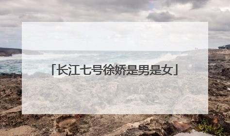 长江七号徐娇是男是女