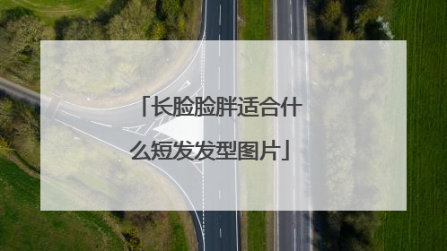 长脸脸胖适合什么短发发型图片