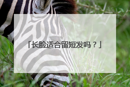 长脸适合留短发吗？