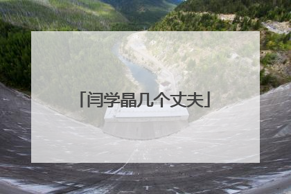 闫学晶几个丈夫