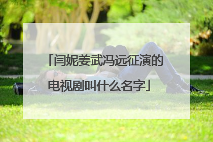 闫妮姜武冯远征演的电视剧叫什么名字