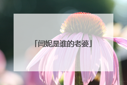 闫妮是谁的老婆