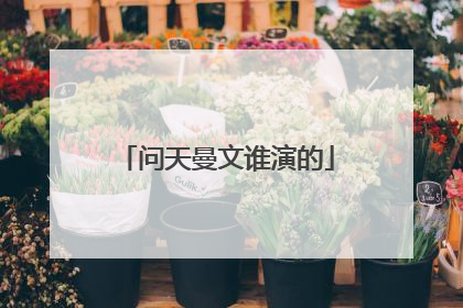 问天曼文谁演的