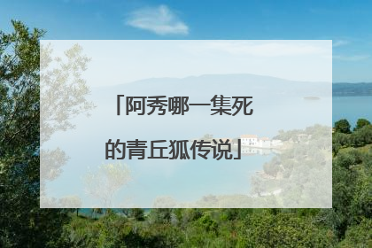 阿秀哪一集死的青丘狐传说
