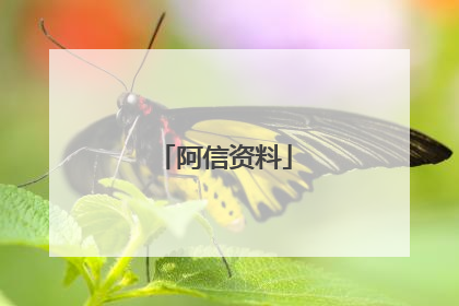 阿信资料