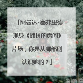 阿曼达·塞弗里德现身《拥挤的房间》片场,你是从哪部剧认识她的?