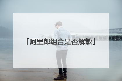 阿里郎组合是否解散