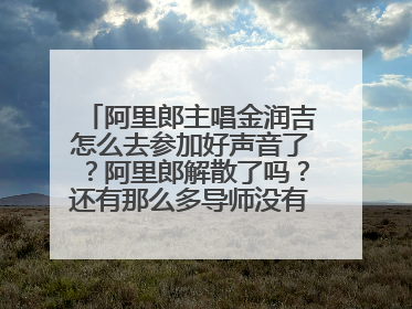 阿里郎主唱金润吉怎么去参加好声音了?阿里郎解散了吗?还有那么多导师没有认识他是阿里郎的吗???