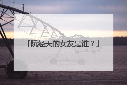 阮经天的女友是谁?