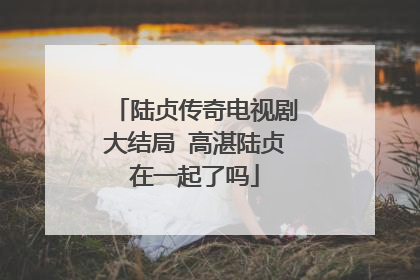 陆贞传奇电视剧大结局 高湛陆贞在一起了吗