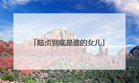 陆贞到底是谁的女儿