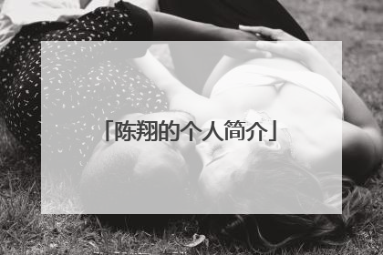 陈翔的个人简介