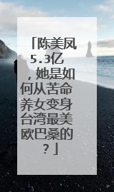 陈美凤5.3亿，她是如何从苦命养女变身台湾最美欧巴桑的？