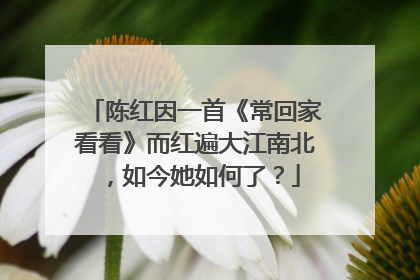 陈红因一首《常回家看看》而红遍大江南北,如今她如何了?