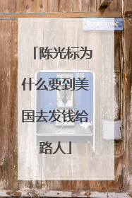 陈光标为什么要到美国去发钱给路人