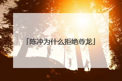 陈冲为什么拒绝尊龙