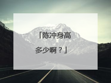 陈冲身高多少啊?