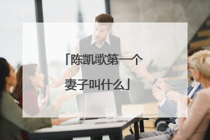 陈凯歌第一个妻子叫什么